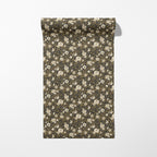 Annabelle Wallpaper in Charcoal Marigold