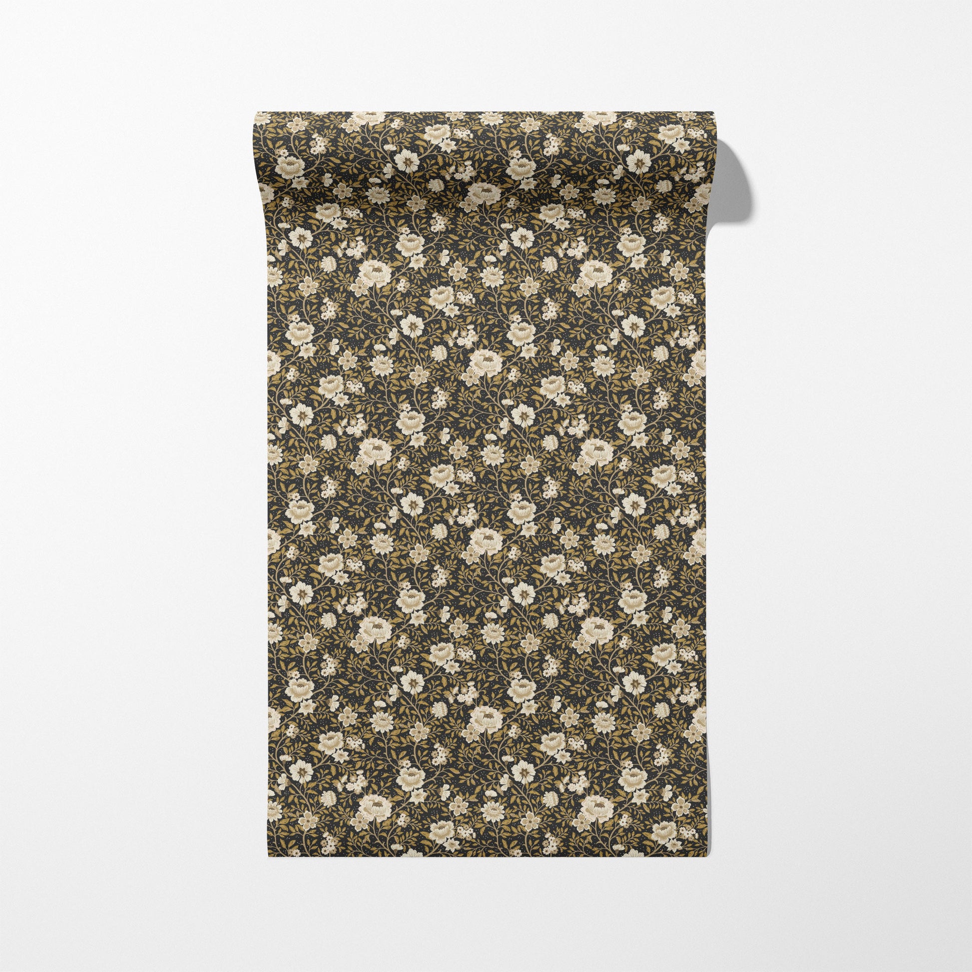 Annabelle Wallpaper in Charcoal Marigold