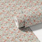 Annabelle Wallpaper in Clay Garden