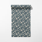 Annabelle Wallpaper in Dusty Slate