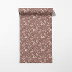 Annabelle Wallpaper in Plumwood Rose