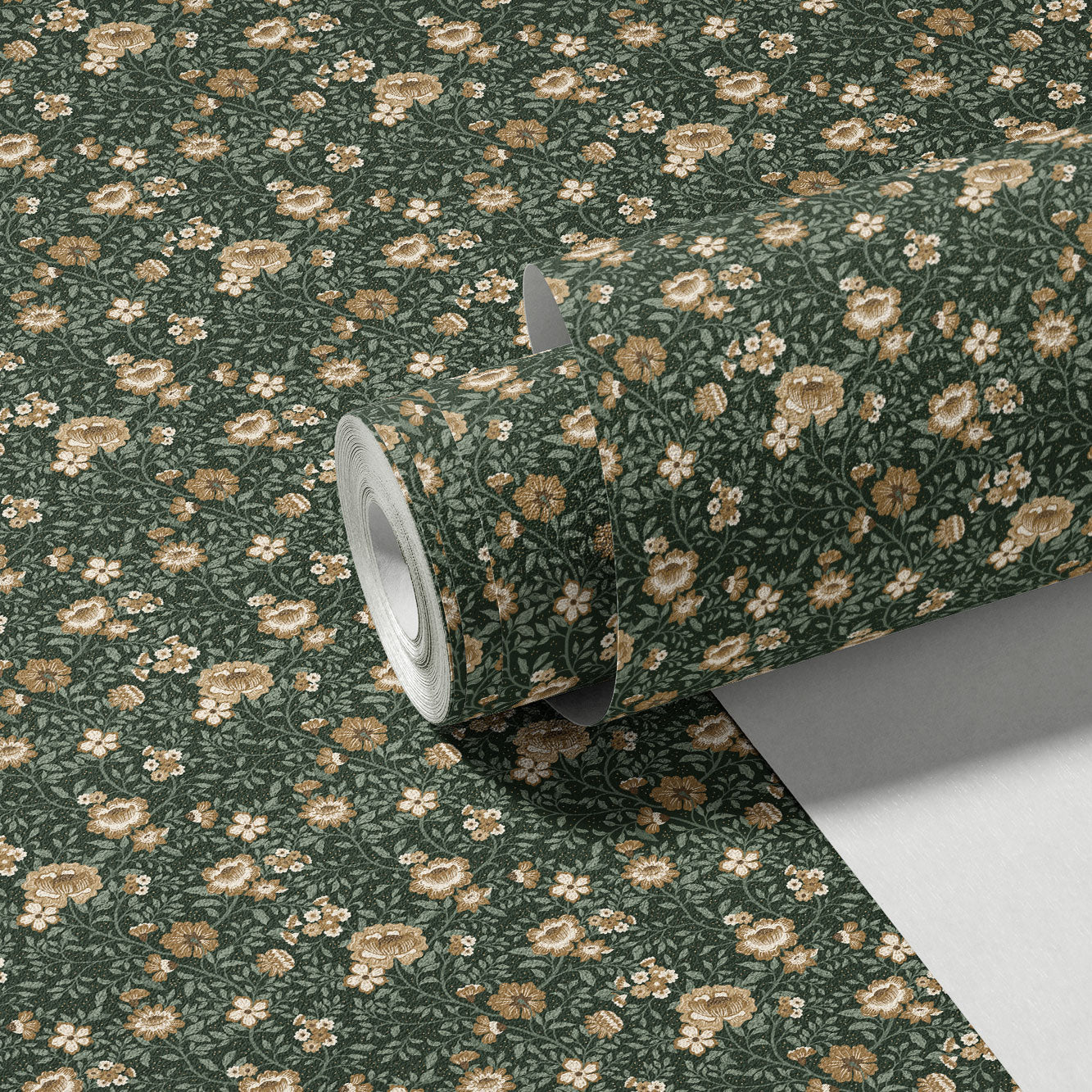 Annabelle Wallpaper in Woodland Green