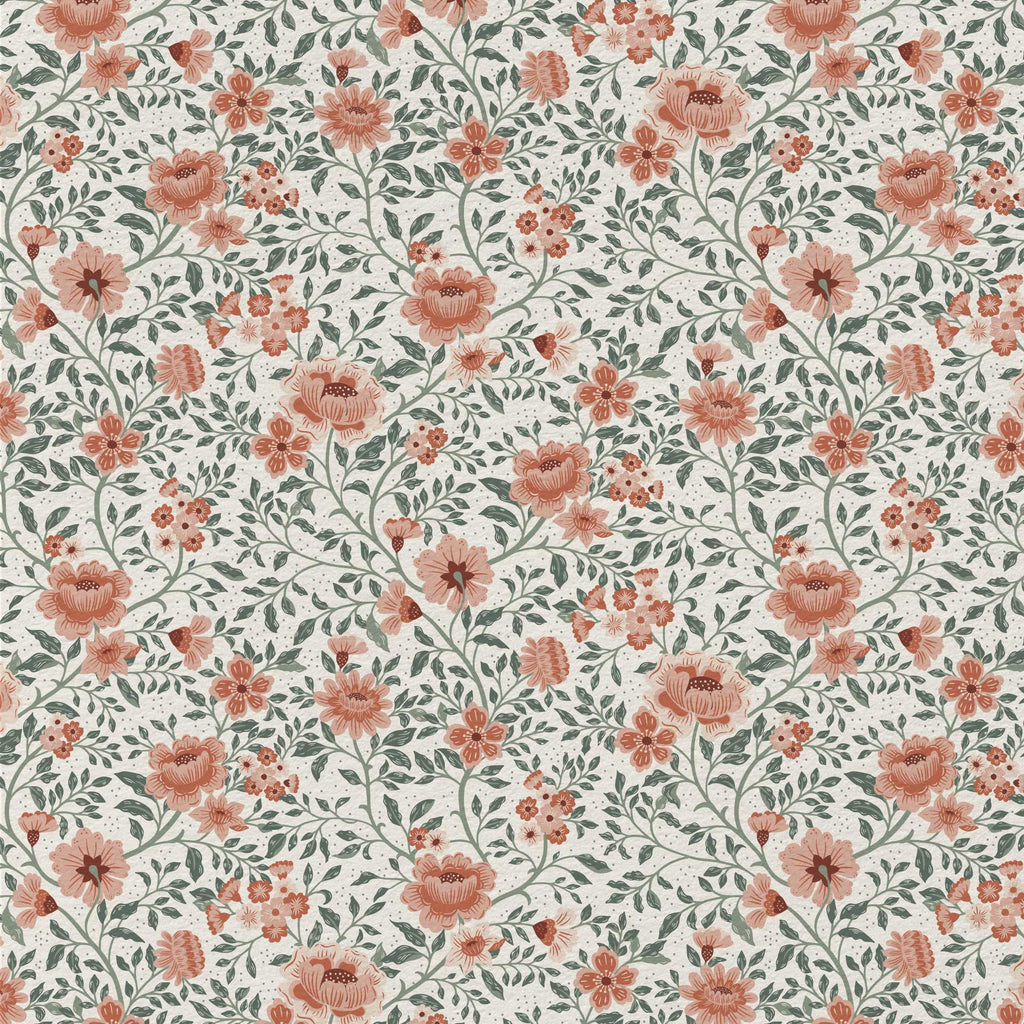 Annabelle Wallpaper in Clay Garden