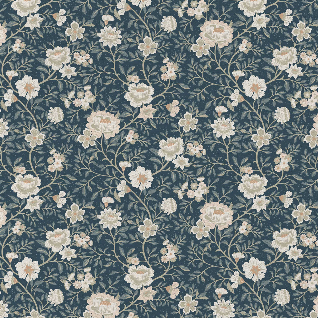 Annabelle Wallpaper in Dusty Slate