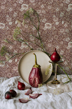 Annabelle Wallpaper in Plumwood Rose