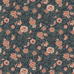 Annabelle Wallpaper in Terracotta Night