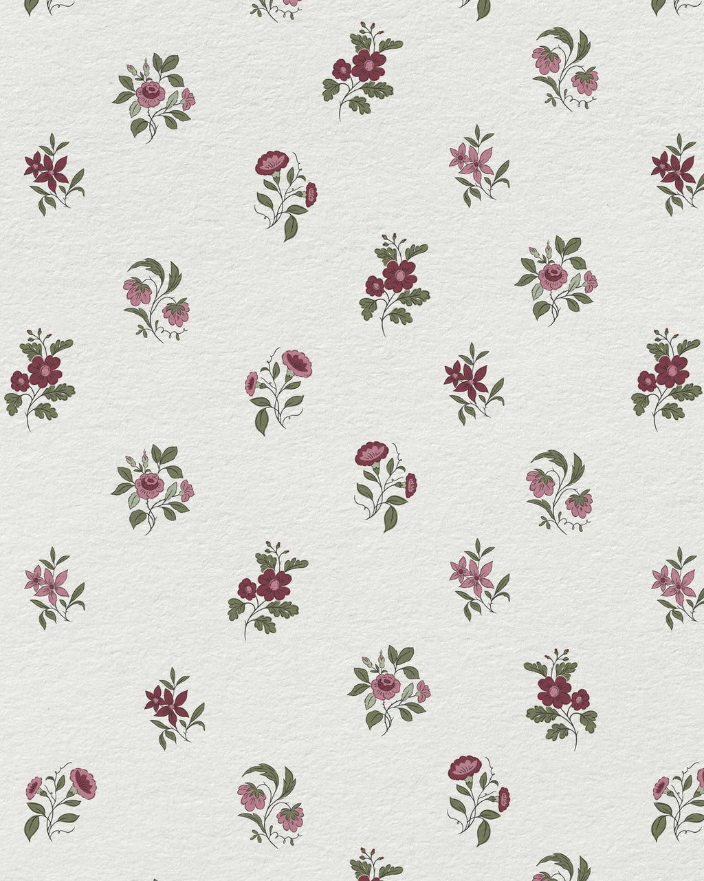 Ashthorn Wallpaper Mulled Berry - Riverpine