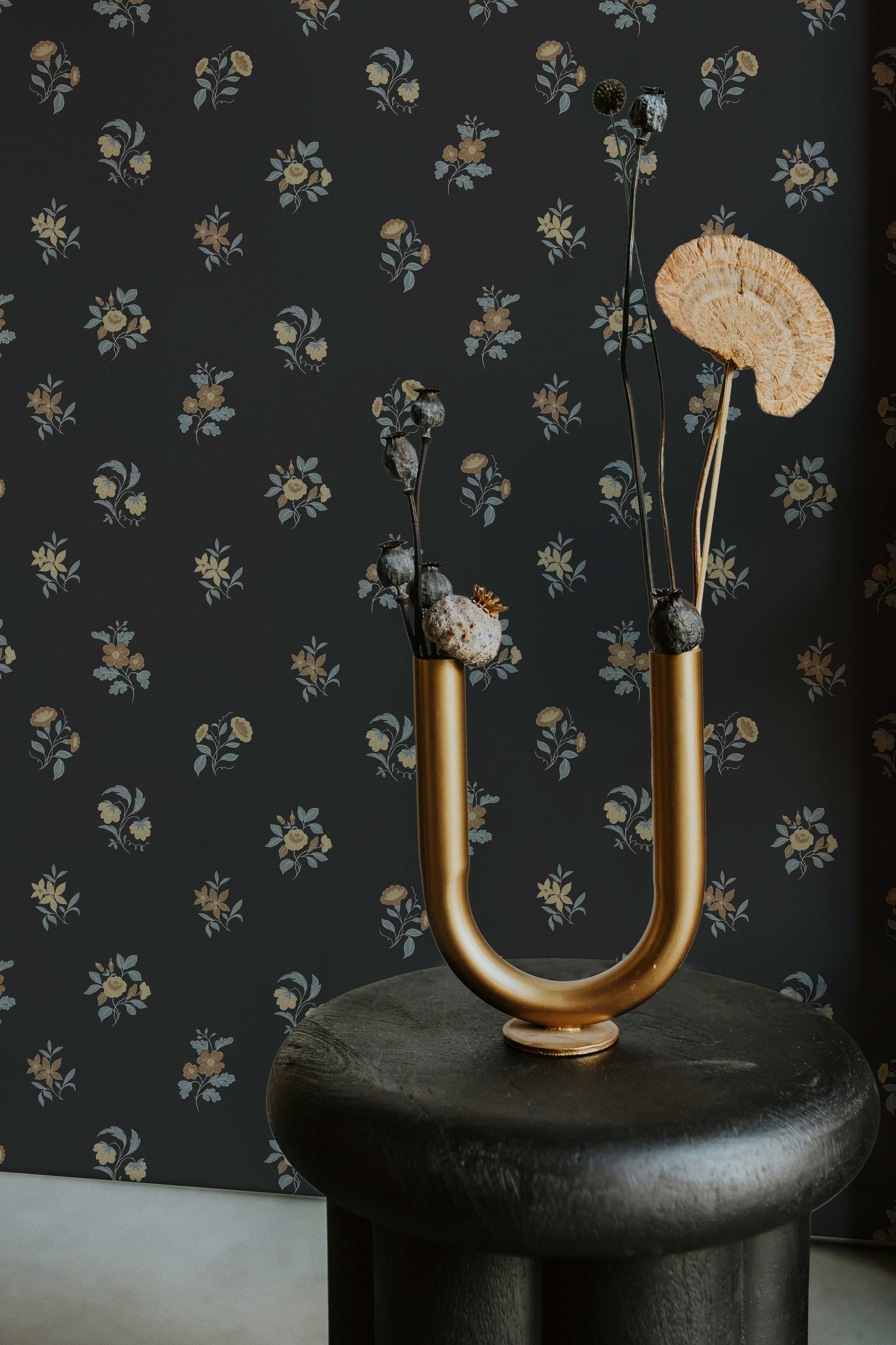Ashthorn Wallpaper Wrought Iron