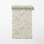 Camellia Study Wallpaper in Natural Linen