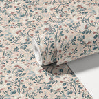 Camellia Study Wallpaper in Petal Cream
