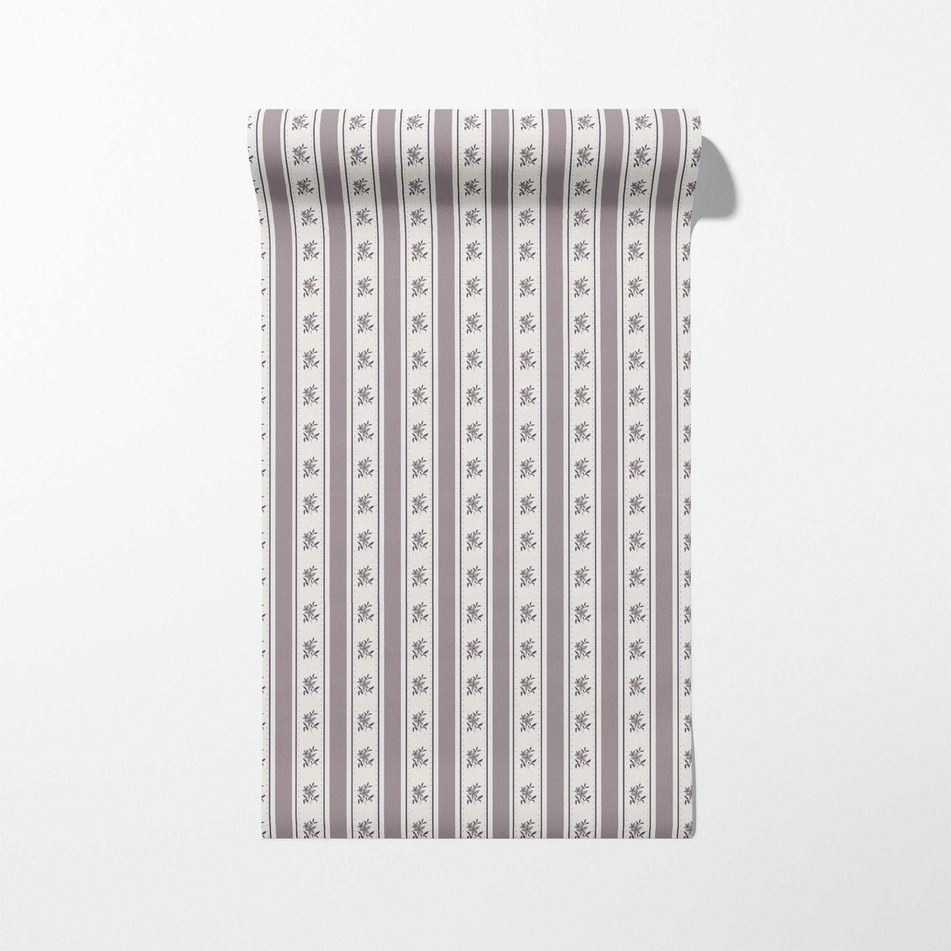 Glasshouse Stripe in Faded Mulberry