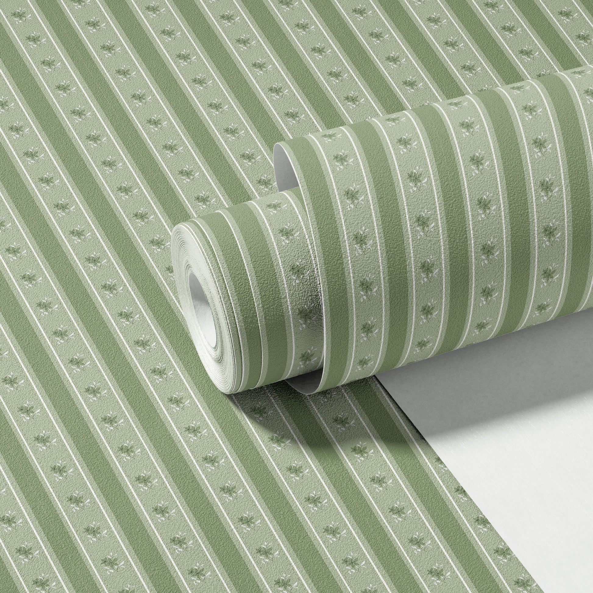 Glasshouse Stripe in Iron Sage