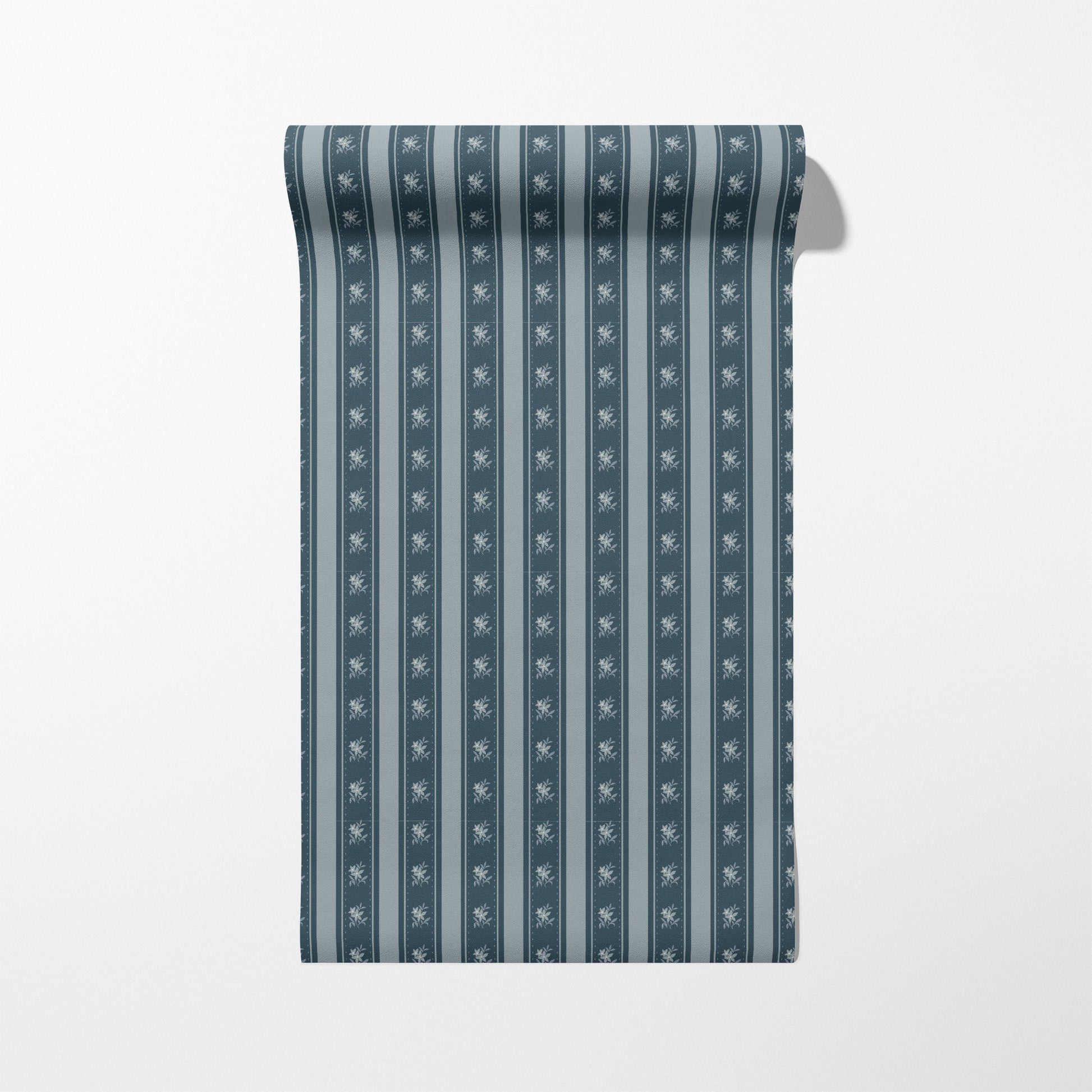 Glasshouse Stripe in Nocturne Blue