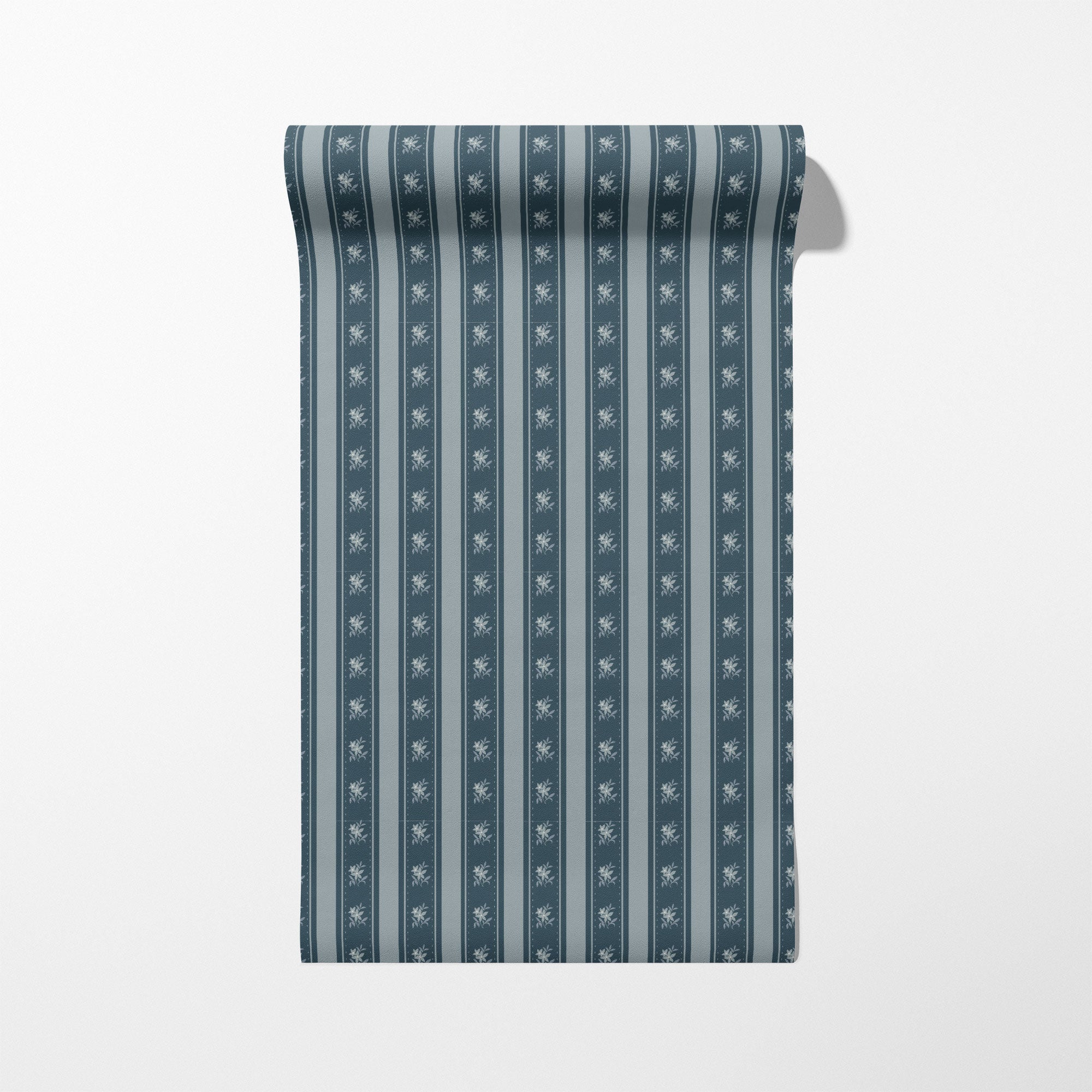 Glasshouse Stripe in Nocturne Blue