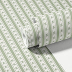 Glasshouse Stripe in Olive Feather