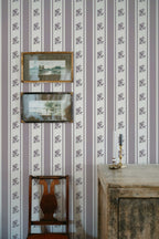 Glasshouse Stripe in Faded Mulberry
