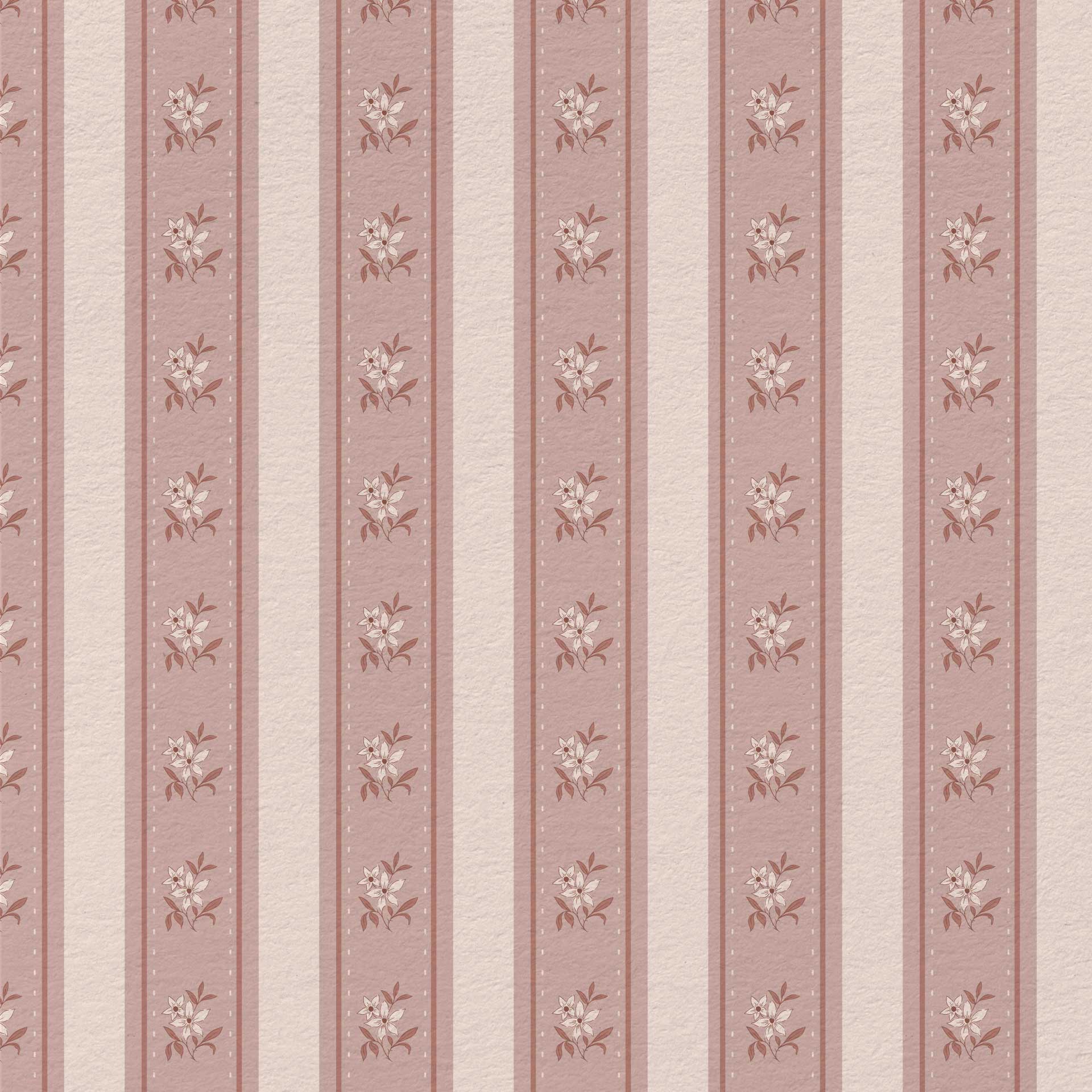 Glasshouse Stripe in Old Rose Clay