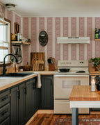 Glasshouse Stripe in Old Rose Clay