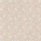 Lunaria Vine Wallpaper in Rose Bisque