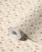 Lunaria Vine Wallpaper in Wildflower Cream