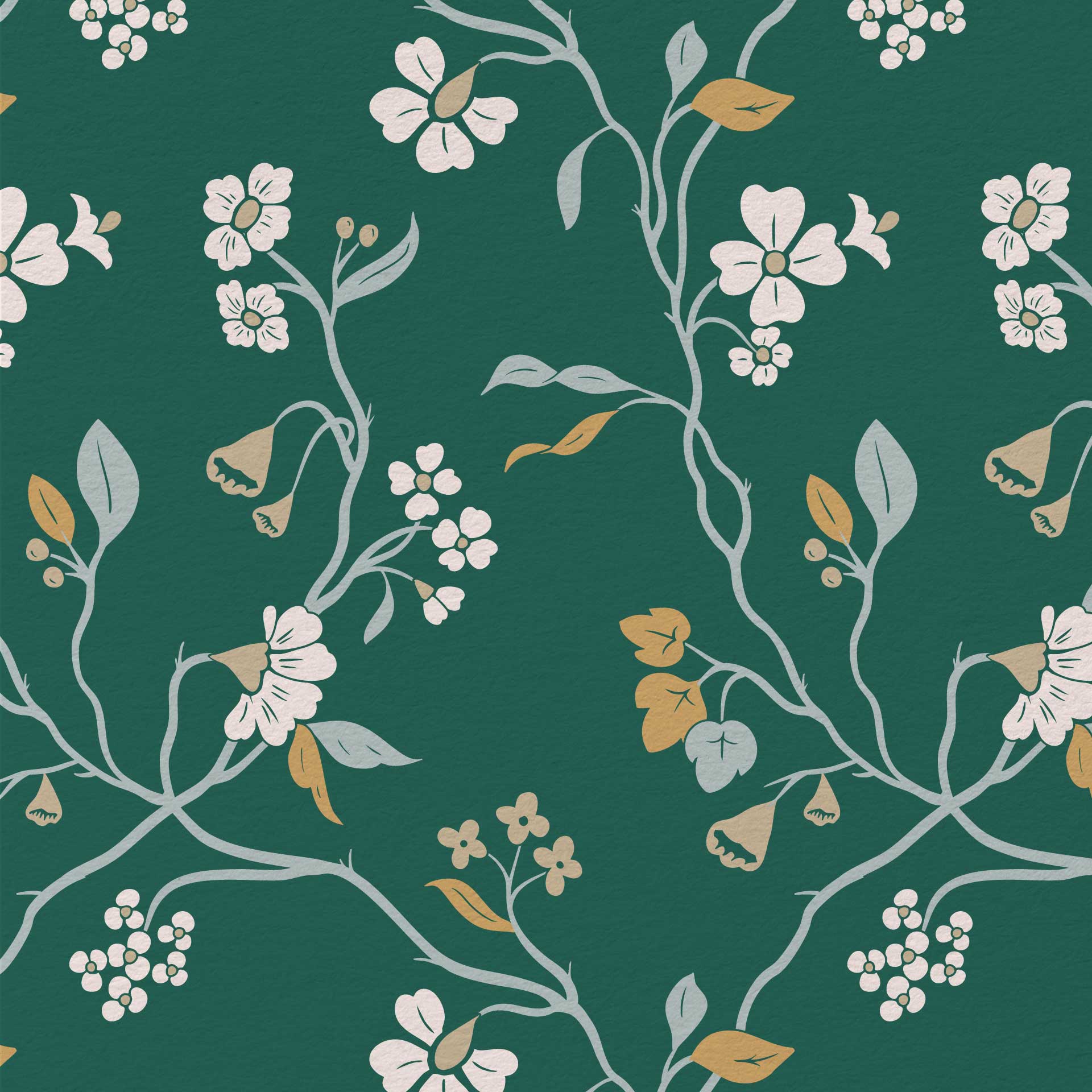 Lunaria Vine Wallpaper in Forest Glen