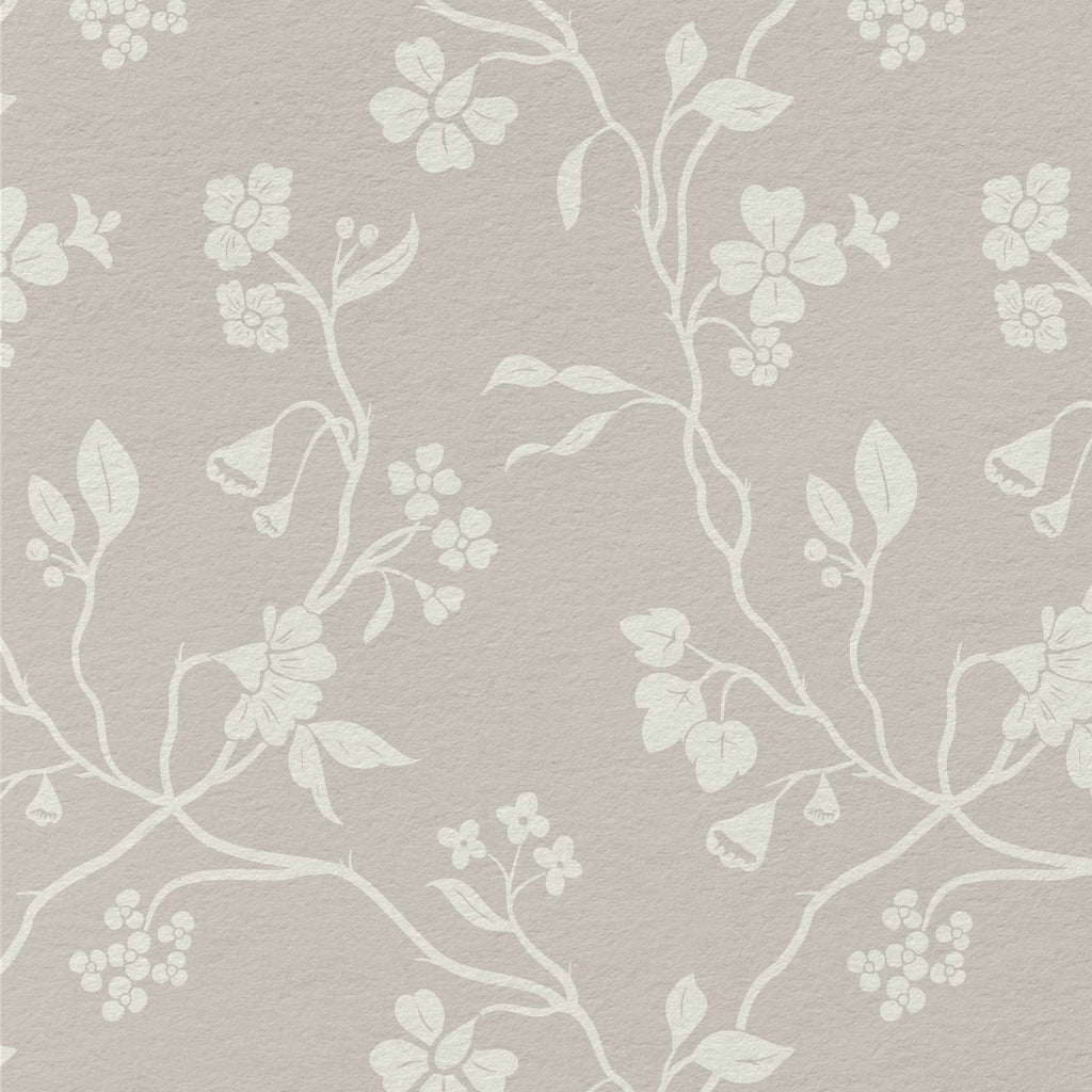 Lunaria Vine Wallpaper in Weathered Clay