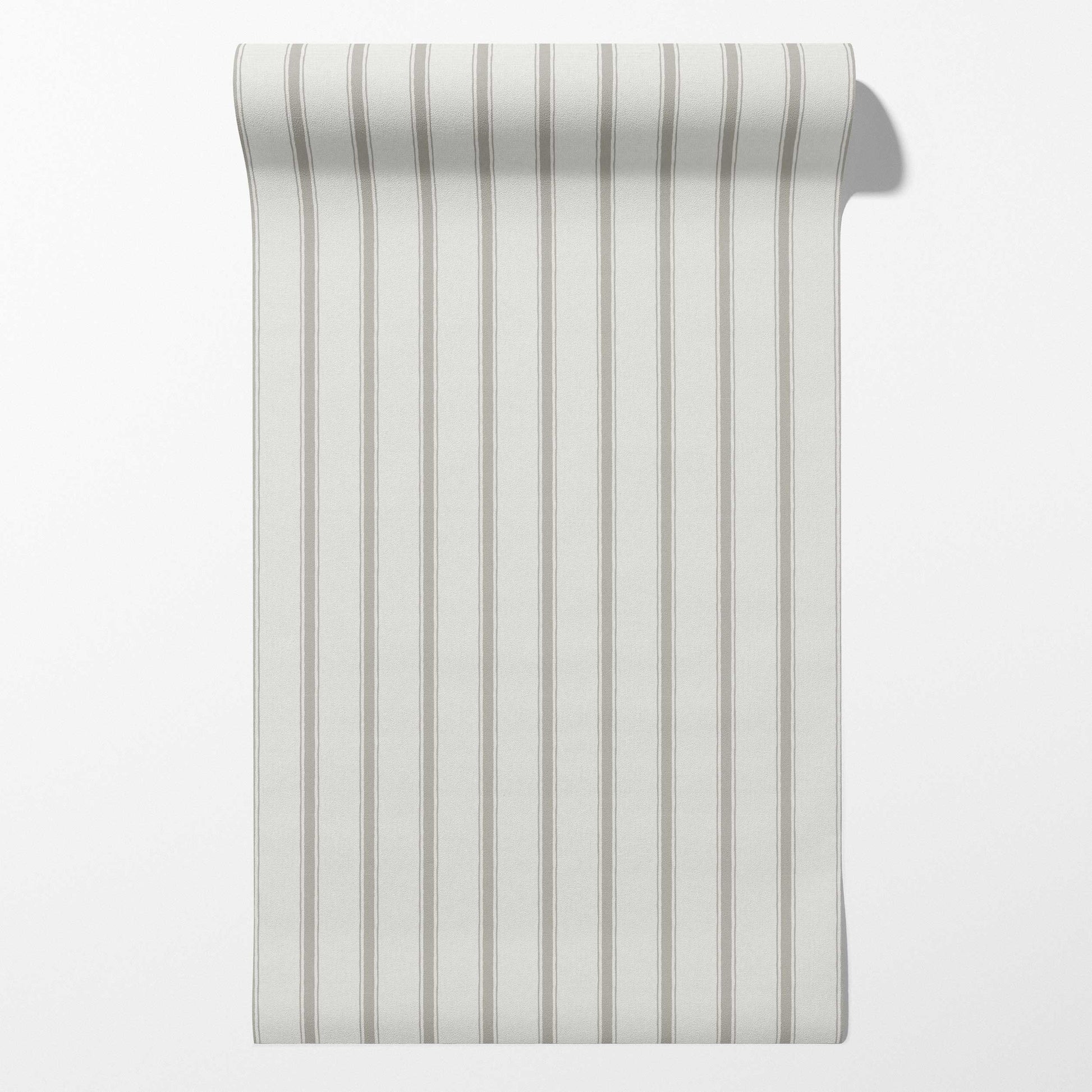 Moulding Line Wallpaper in Cool Taupe