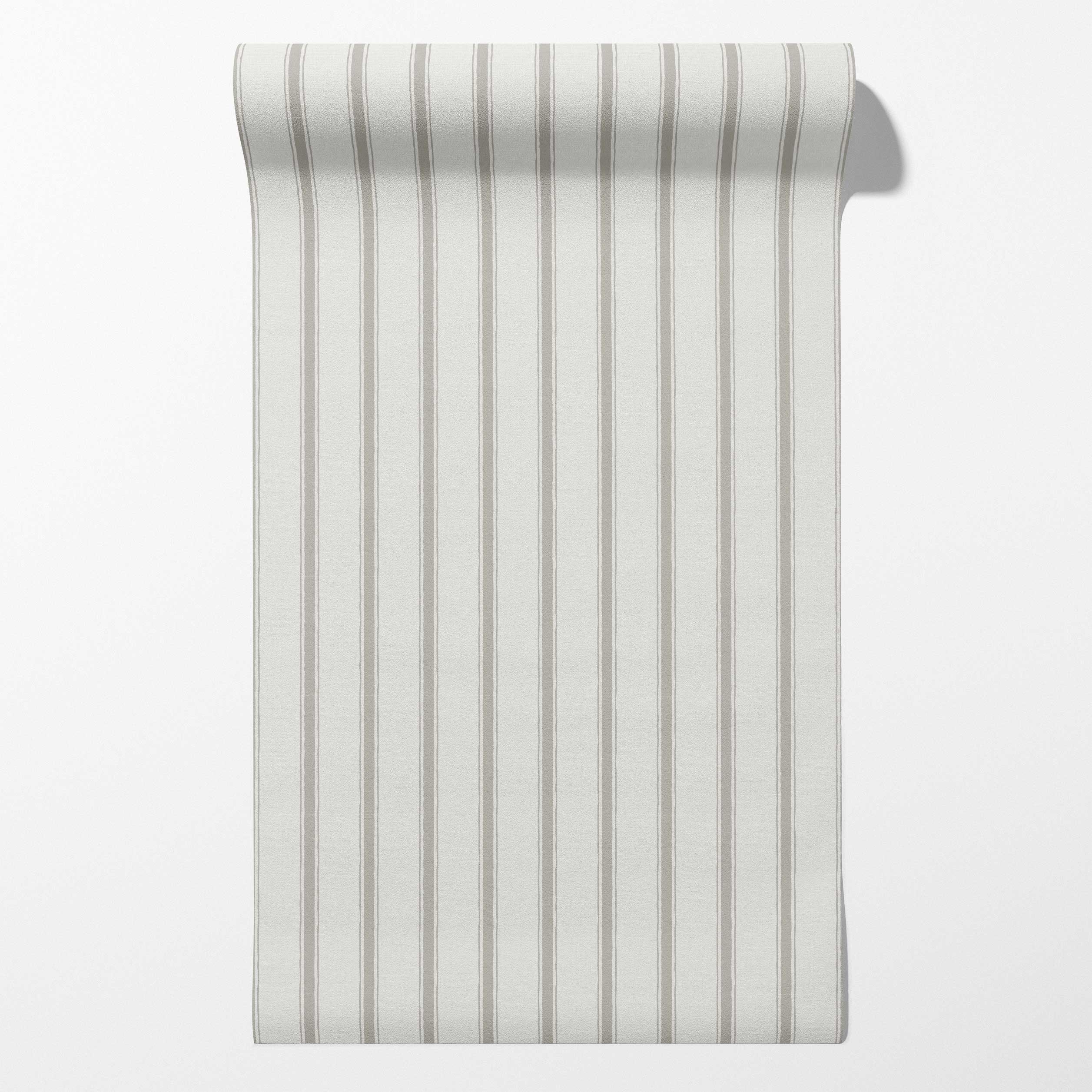 Moulding Line Wallpaper in Cool Taupe
