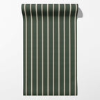 Moulding Line Wallpaper in Library Green