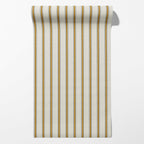Moulding Line Wallpaper in Ochre Gold