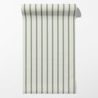 Moulding Line Wallpaper in Soft Sage