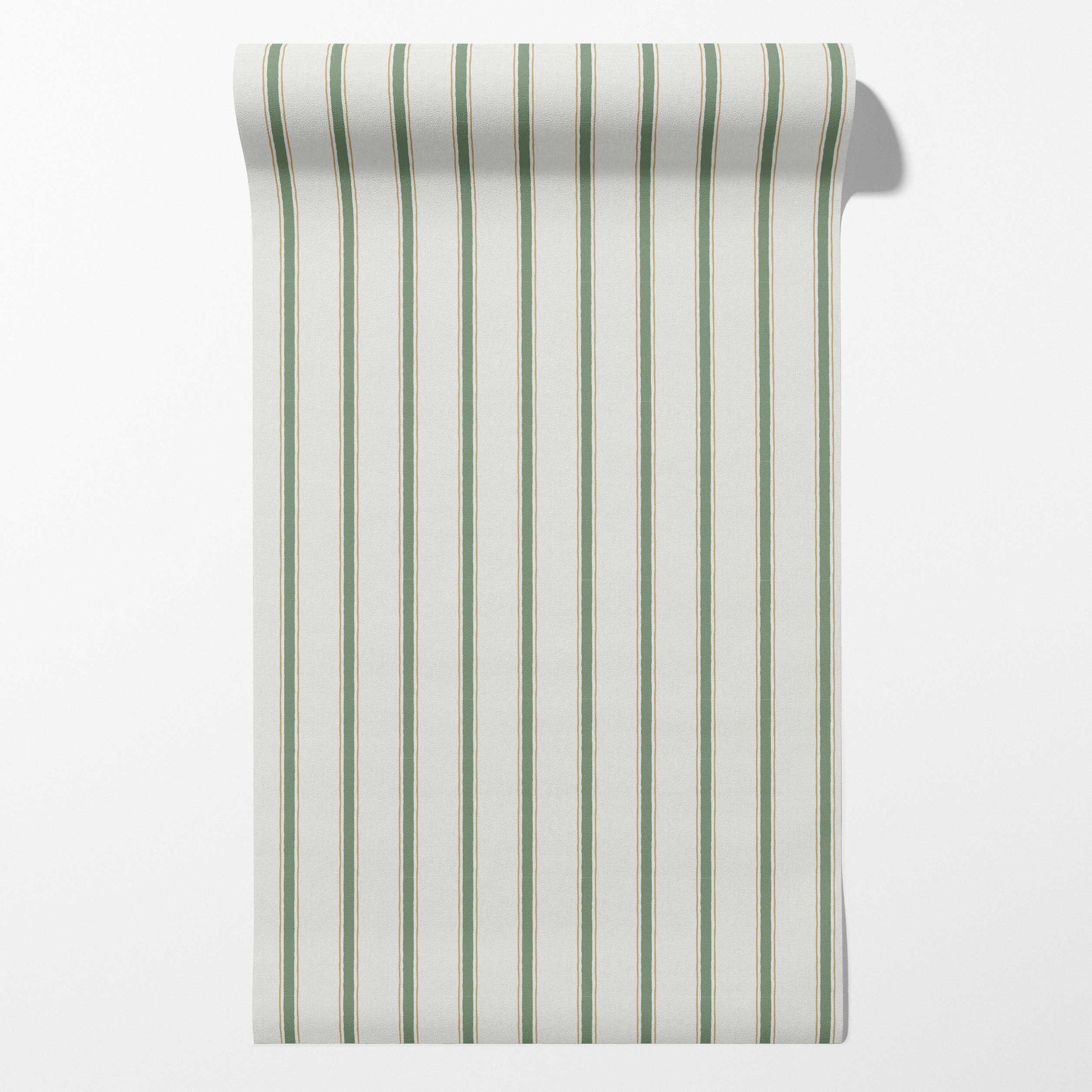 Moulding Line Wallpaper in Soft Sage