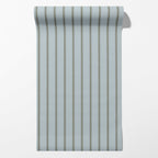 Moulding Line Wallpaper in Stone Blue