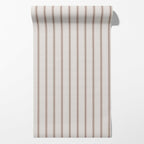 Moulding Line Wallpaper in Vintage Rose