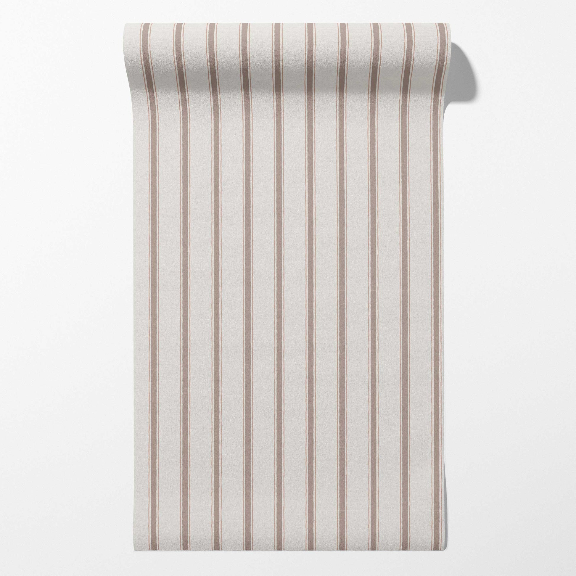 Moulding Line Wallpaper in Vintage Rose