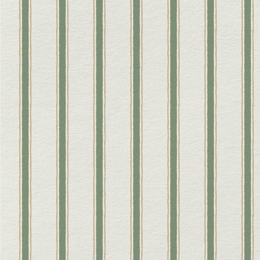 Moulding Line Wallpaper in Soft Sage