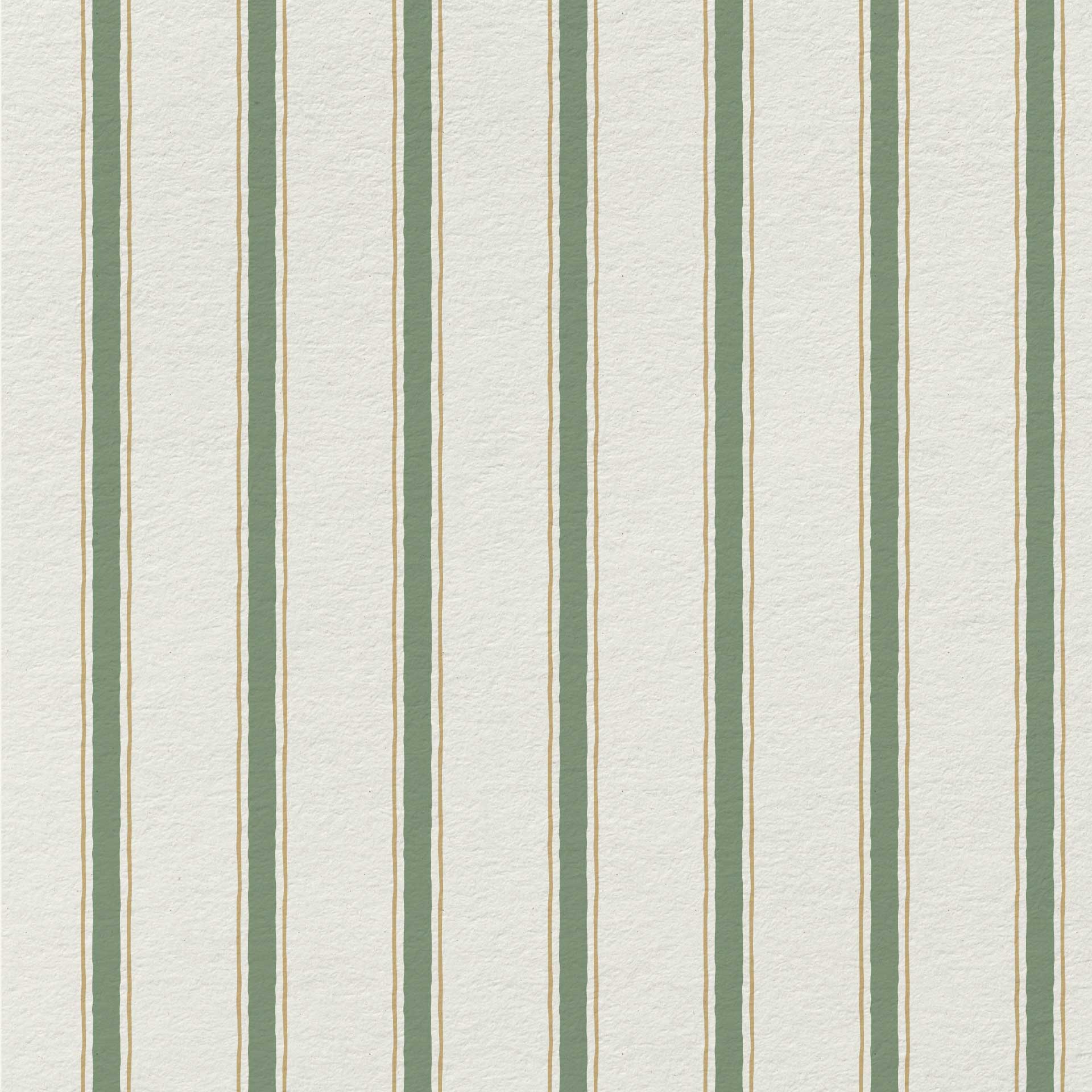 Moulding Line Wallpaper in Soft Sage
