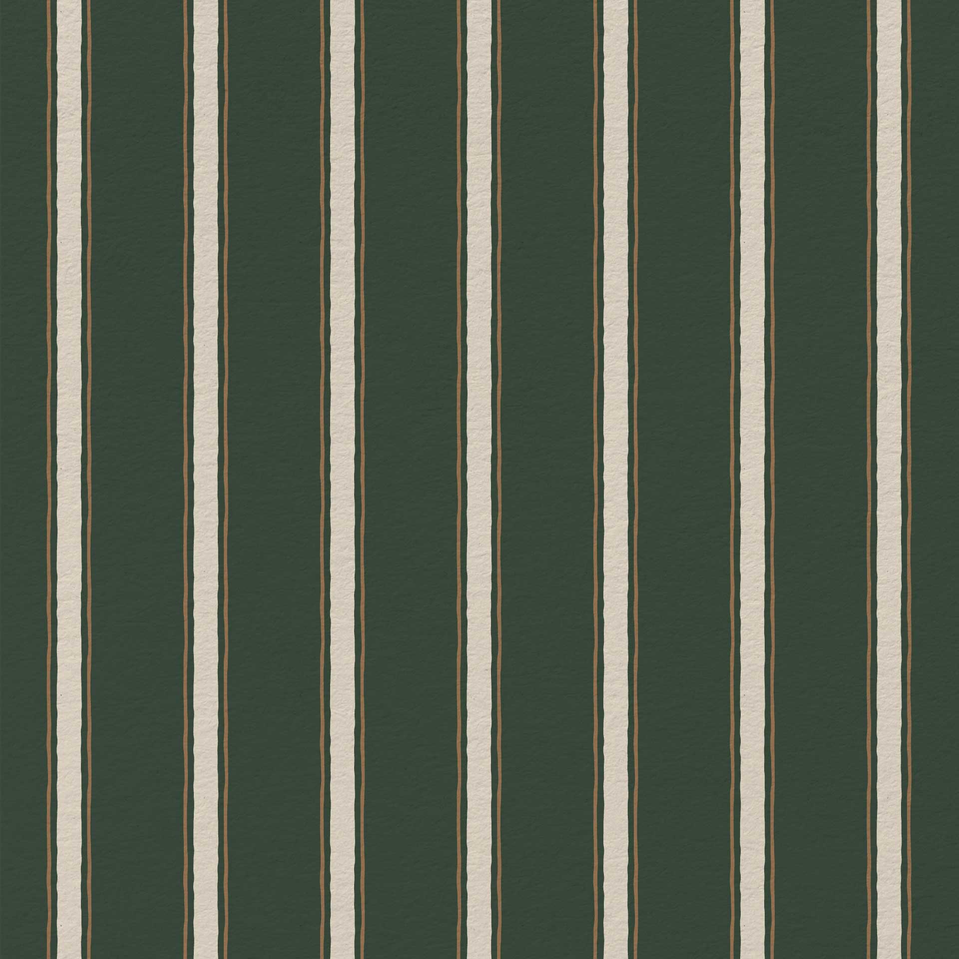Moulding Line Wallpaper in Library Green