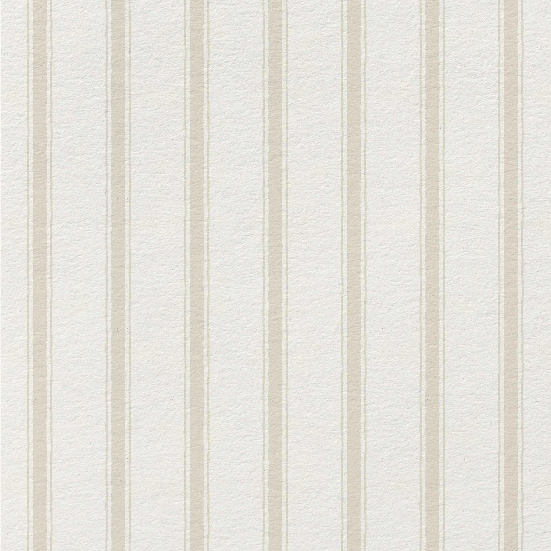 Moulding Line Wallpaper in Pale Cream