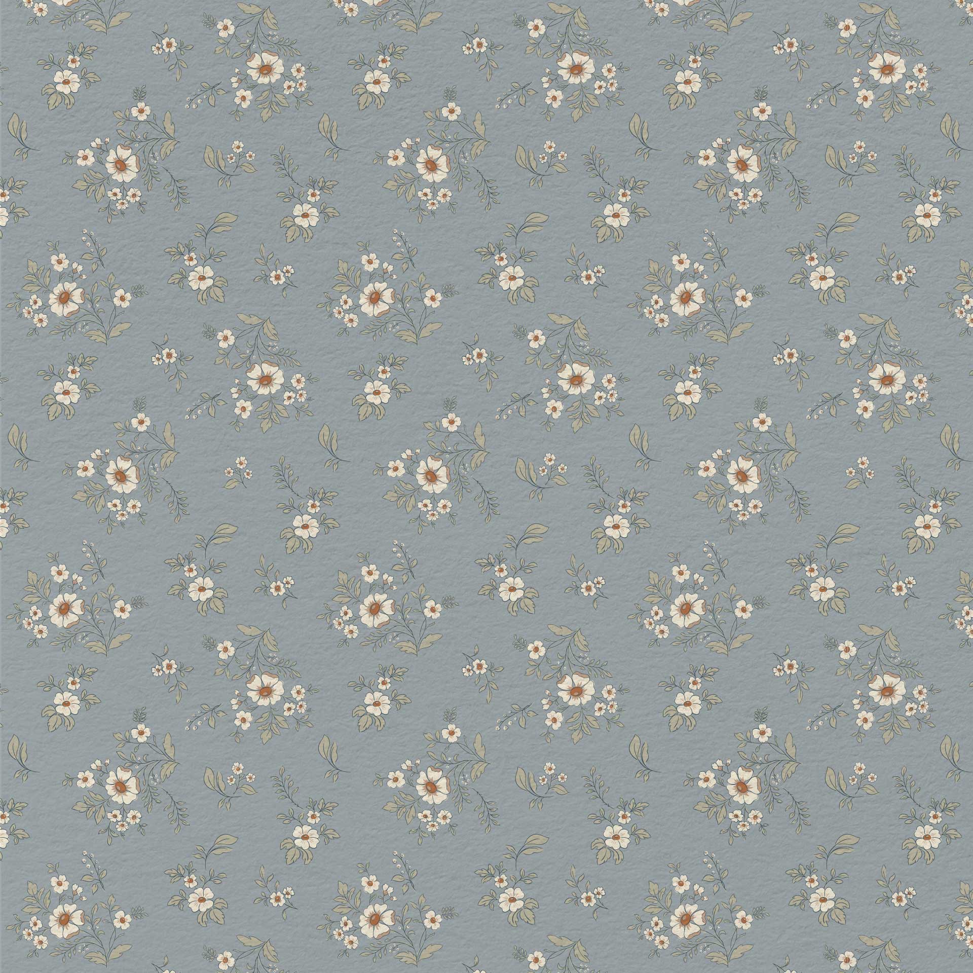 Primrose in Silver Blue