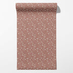 Wild Geranium Wallpaper in Blush Rose
