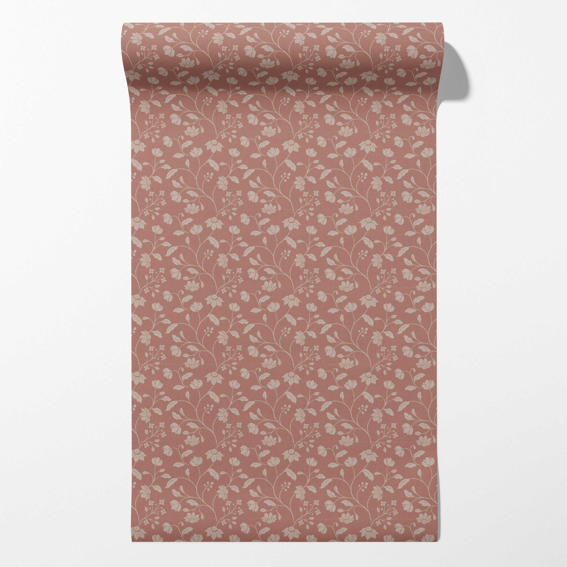 Wild Geranium Wallpaper in Blush Rose