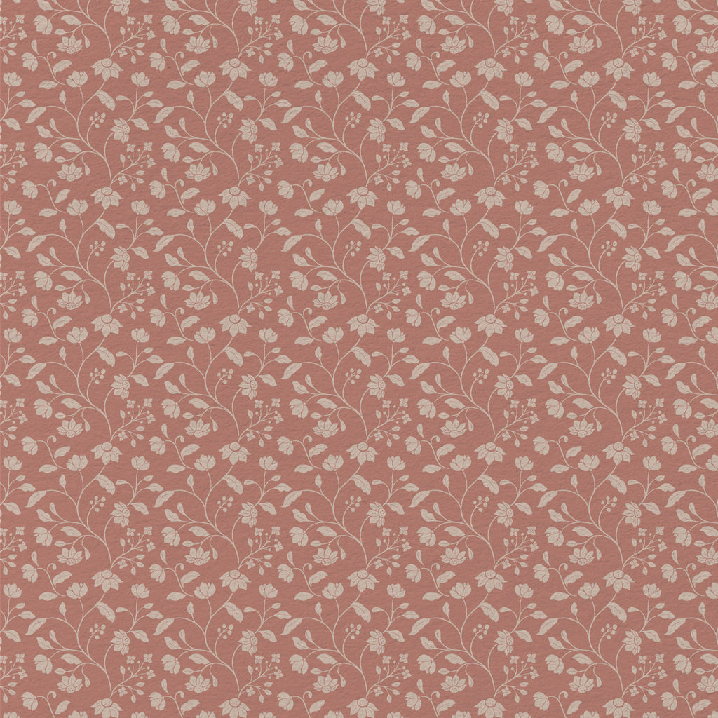 Wild Geranium Wallpaper in Blush Rose