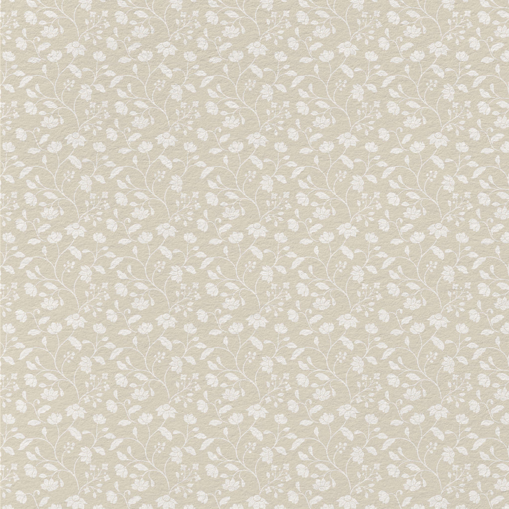 Wild Geranium Wallpaper in Linen Wash