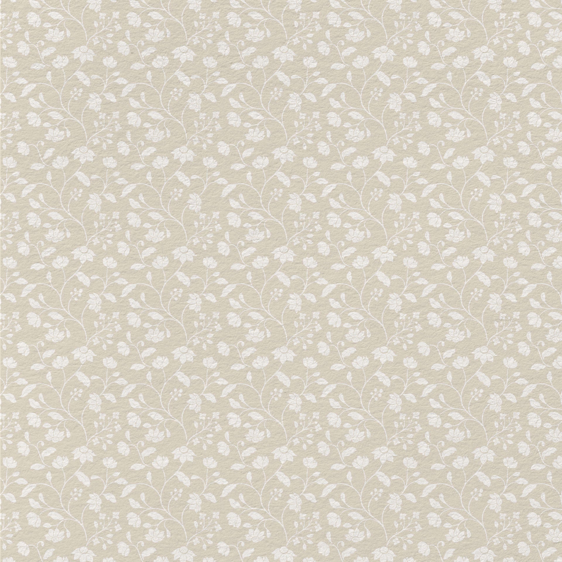Wild Geranium Wallpaper in Linen Wash