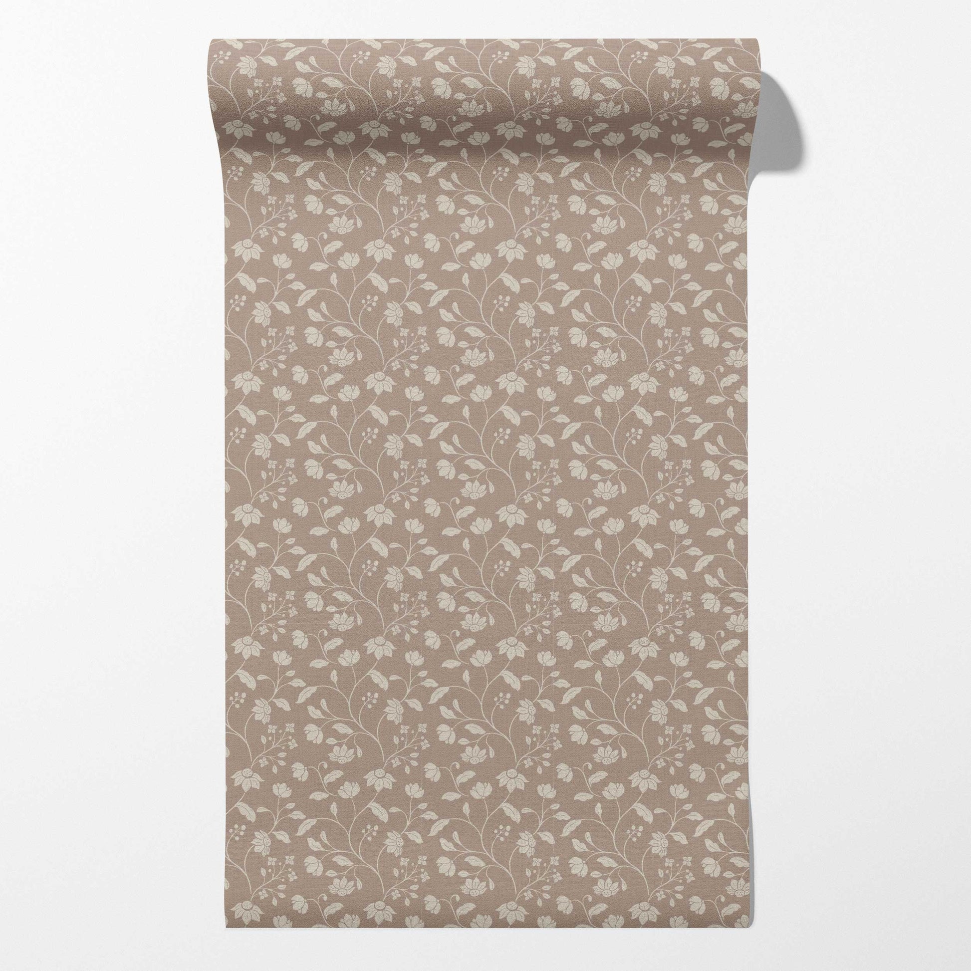 Wild Geranium Wallpaper in Mauve Clay