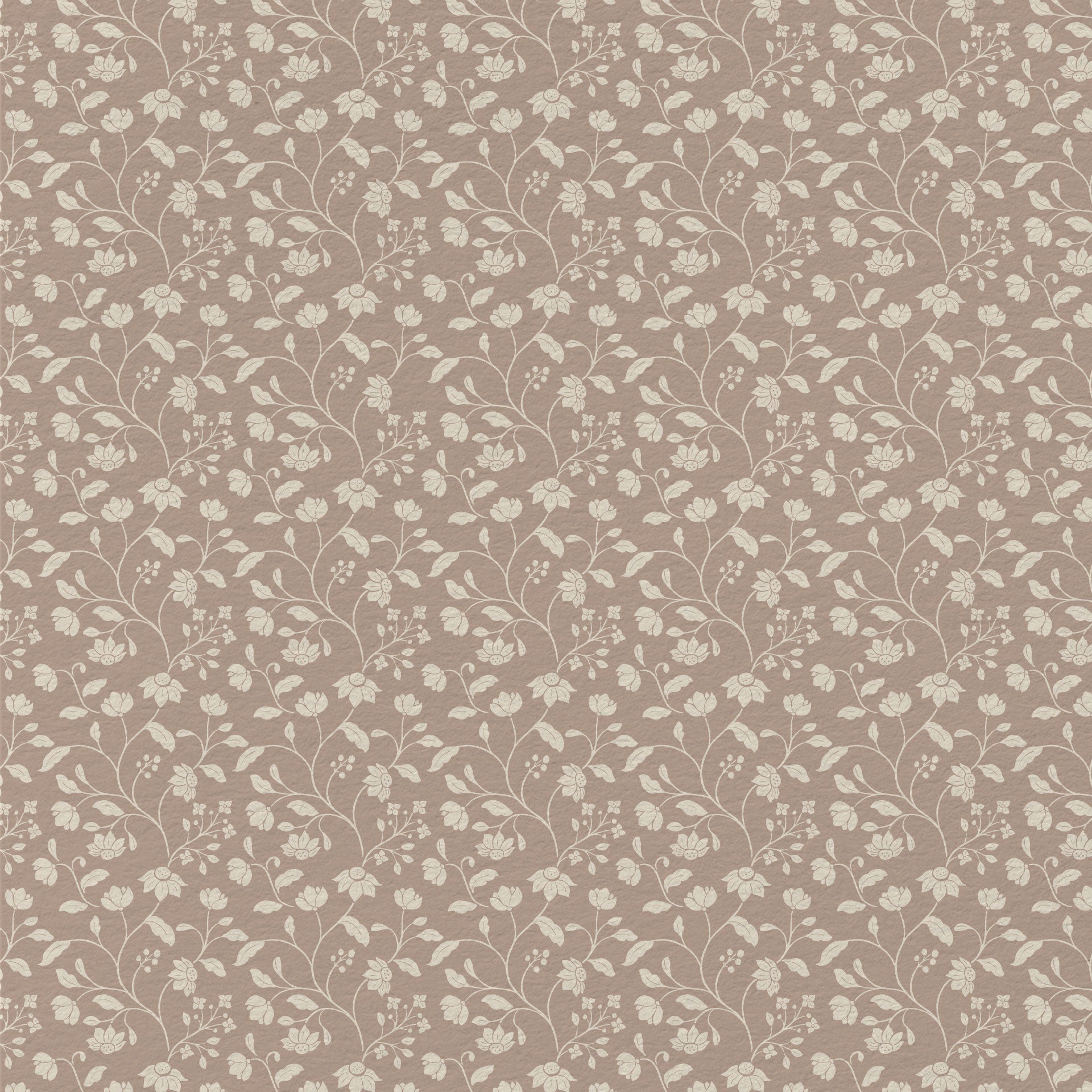 Wild Geranium Wallpaper in Mauve Clay