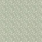 Wild Geranium Wallpaper in Soft Sage