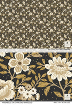 Annabelle Wallpaper in Charcoal Marigold - Riverpine