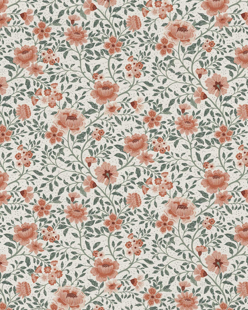 Annabelle Wallpaper in Clay Garden - Riverpine